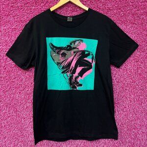 Gorillaz The Now Now Neon 2-D Poster Oversized Rock Tee large